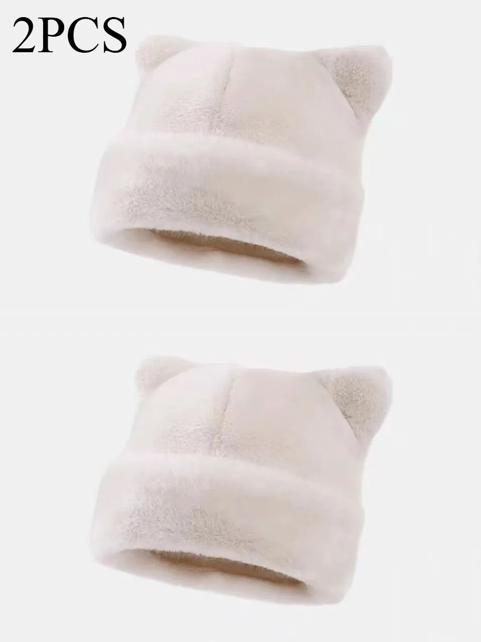 Bonnet en peluche à motif léopard pour femmes, chaud, doux et rétro, avec oreilles d'ours en peluche, style beanie.