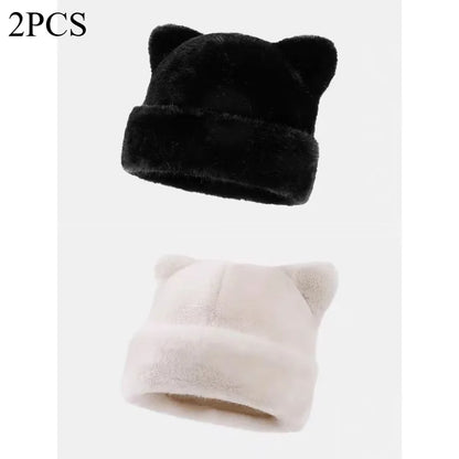 Bonnet en peluche à motif léopard pour femmes, chaud, doux et vintage, style beanie à capuche, marque Jungle Line.