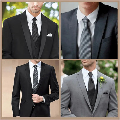 Leopard Men Women Necktie Slim Polyester 8 cm Classic Animal Neck Tie for Mens Accessories Business - Jungle Line