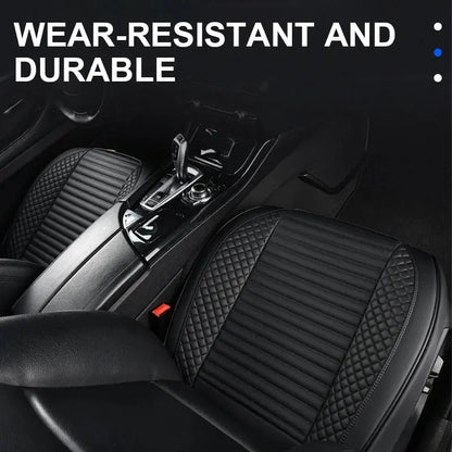 Beige SEAMETAL full-wrapped breathable car seat cover by Jungle Line, showing the detailed fabric covering a car seat.