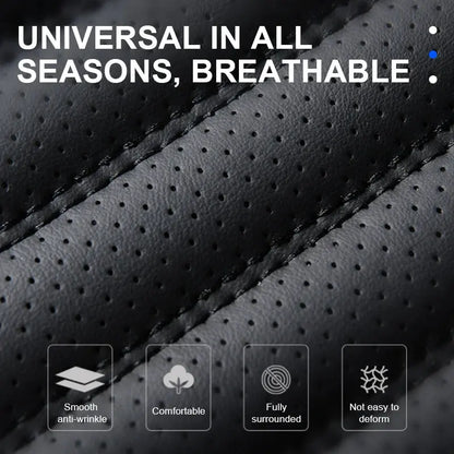Beige SEAMETAL full-wrapped car seat cover by Jungle Line, breathable fabric, designed for full seat protection.