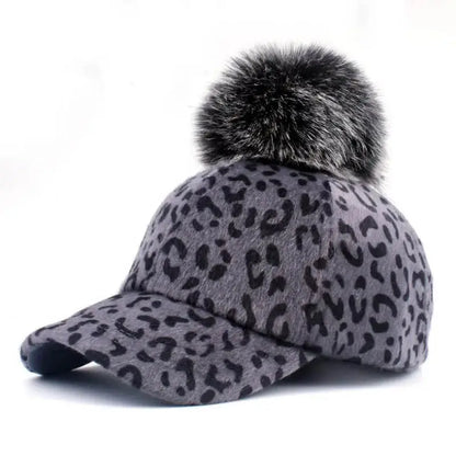 Doitbest Children Hip Hop Baseball Cap Wool leopard Jungle Line