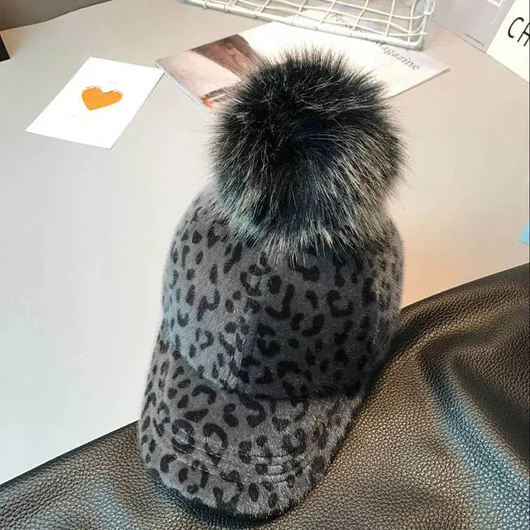 Doitbest Children Hip Hop Baseball Cap Wool leopard Jungle Line