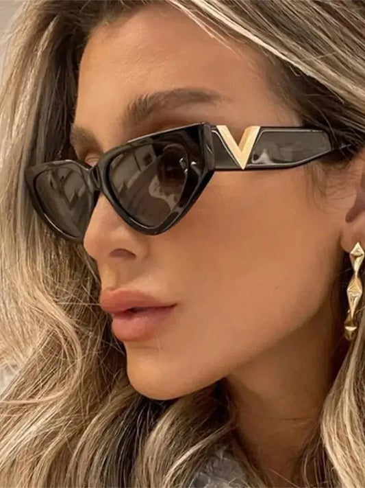 Luxury Vintage Cat Eyt Sunglasses Women - Jungle Line