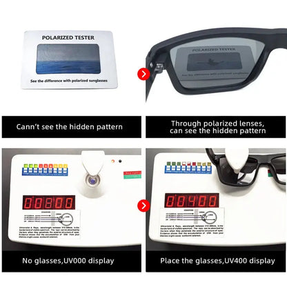 Fashion Black Polarized Sunglasses Men Classic - Jungle Line