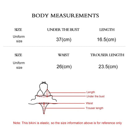 2025 New Women's Solid-color Separate Beach Wear Sexy Halter Three-point Bikini Backless Adjustable Lace-up Swimsuit - Jungle Line