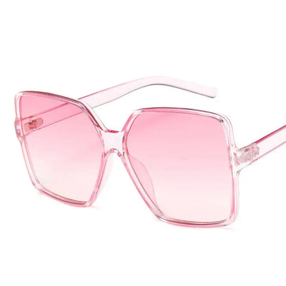 Higody Fashion Women Oversized Sunglasses Gradient - Jungle Line