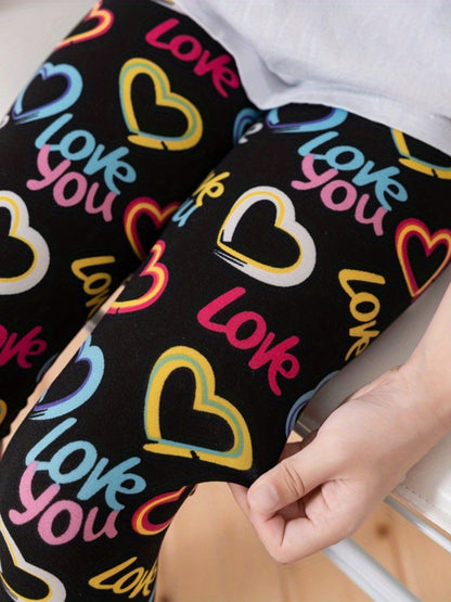 Girls Leggings With Leopard Print Slim Soft And Versatile For All Seasons - Jungle Line