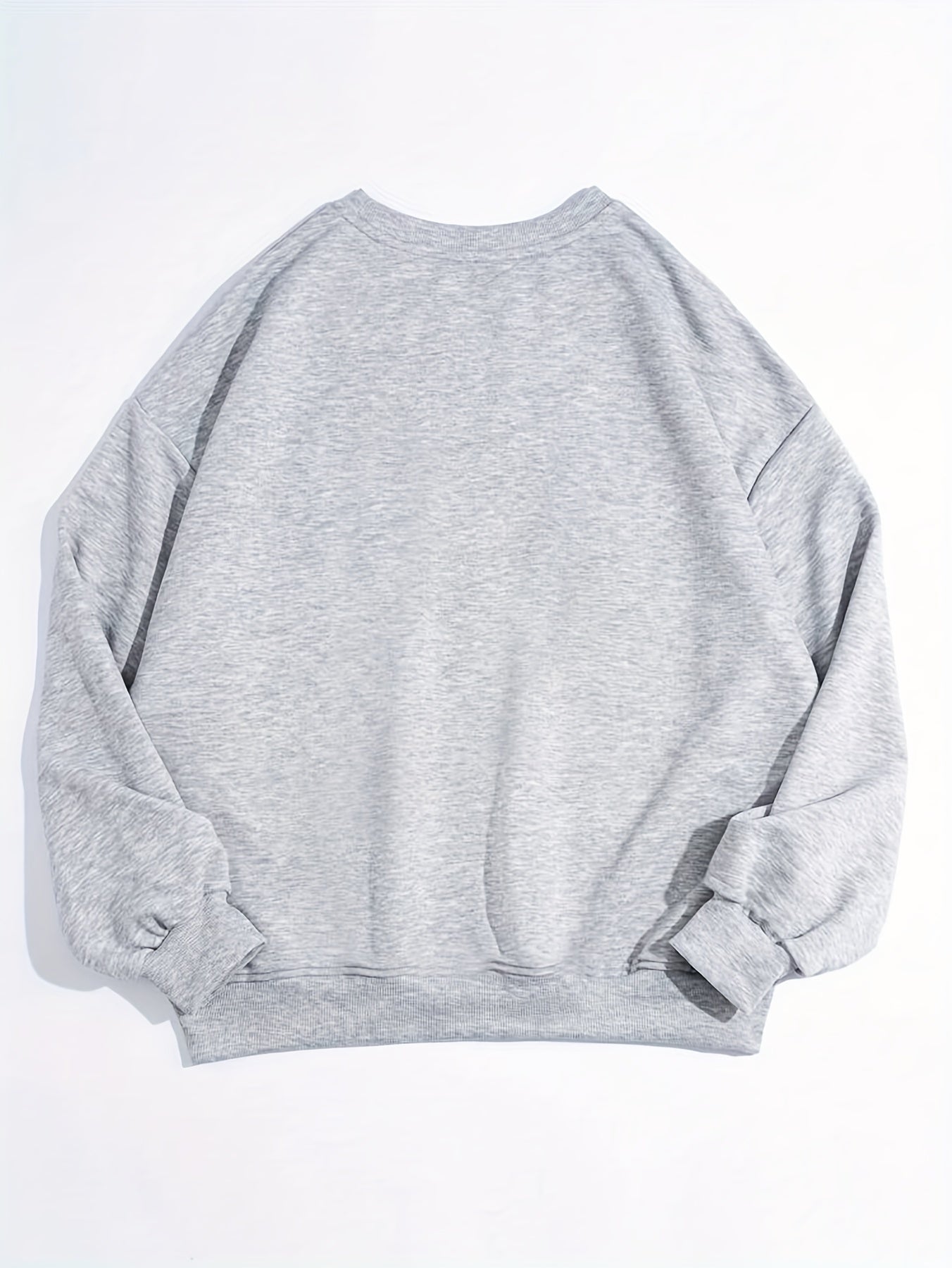 Leopard Heart Print Pullover Sweatshirt, Casual Long Sleeve Crew Neck Sweatshirt For Fall & Winter, Women's Clothing - Jungle Line