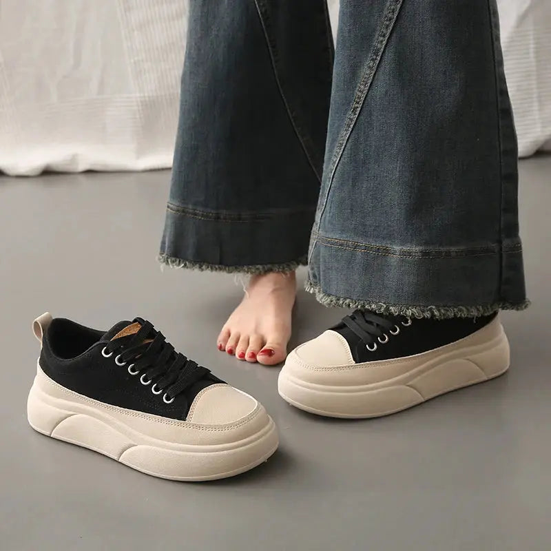 Luxury Leopard Women Skateboard Shoes Platform - Jungle Line