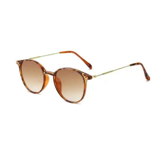 New korean fashion vintage round sunglasses for women - Jungle Line
