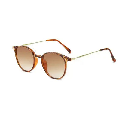 New korean fashion vintage round sunglasses for women - Jungle Line