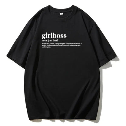 Blessyuki Summer Plus Size Cotton T-shirts Women 2023 Soft O-neck Letter Printed Tees Casual Short Sleeve All-match Female Tops - Jungle Line