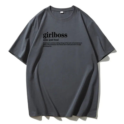 Blessyuki Summer Plus Size Cotton T-shirts Women 2023 Soft O-neck Letter Printed Tees Casual Short Sleeve All-match Female Tops - Jungle Line