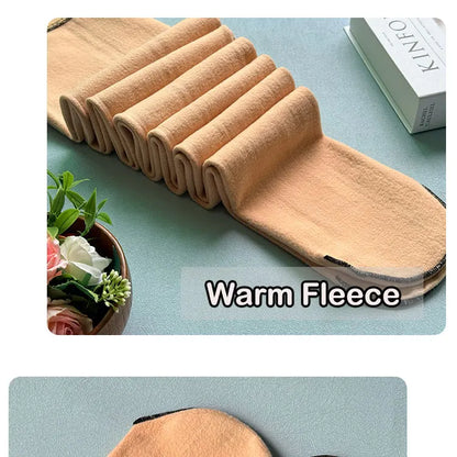 Deux paires de leggings femme Jungle Line en polaire, noirs, avec motif léopard jacquard et design papillon, sans couture.