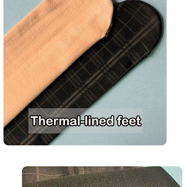 Collants femme Jungle Line, leggings doublés en polaire, design léopard papillon, noir translucide, sans couture, 2 paquets.