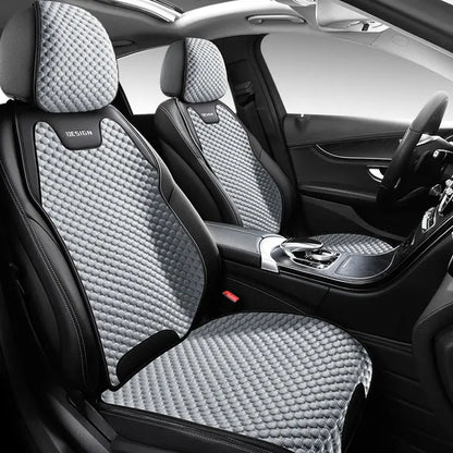 Blue Jungle Line Ice Silk Car Seat Cushion with ventilation for comfort, durable and suitable for long drives.