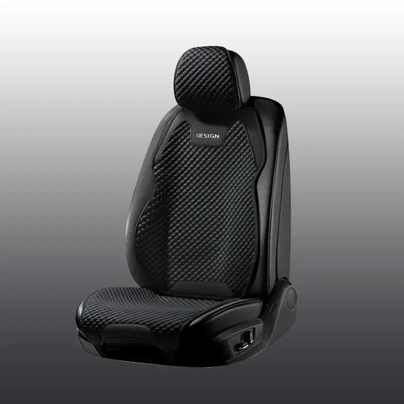 Blue Ice Silk Car Seat Cushion from Jungle Line with ventilation, designed for comfort and durability during driving.