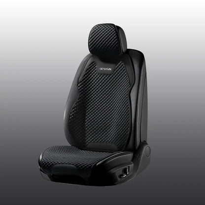 Blue Ice Silk Car Seat Cushion from Jungle Line with ventilation, designed for comfort and durability during driving.