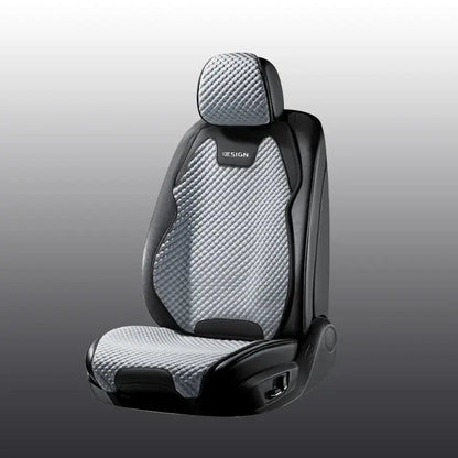 Blue Ice Silk Car Seat Cushion by Jungle Line, ventilated, comfortable, and durable for enhanced driving comfort.