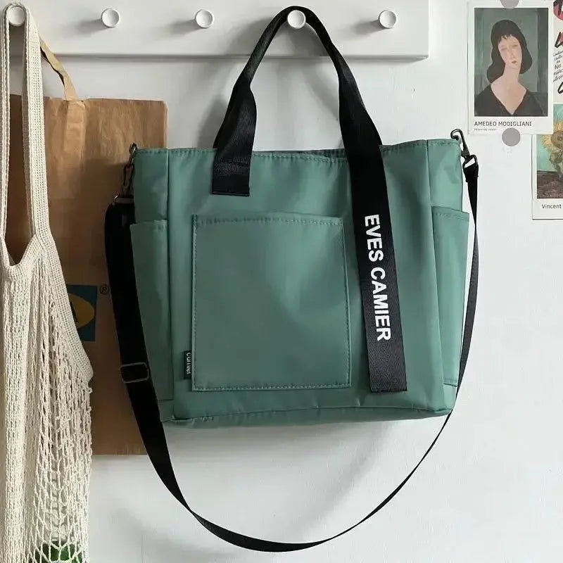 New Casual Tote Large Capacity Shoulder Bag Nylon - Jungle Line