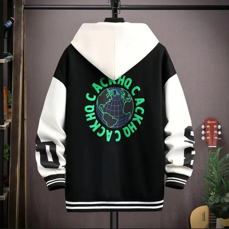 Veste pour hommes Jungle Line 2023 printemps automne, mode coréenne, couleur bleue, taille XL, style décontracté pour hommes.