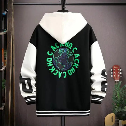 Veste pour hommes Jungle Line 2023 printemps automne, mode coréenne, couleur bleue, taille XL, style décontracté pour hommes.