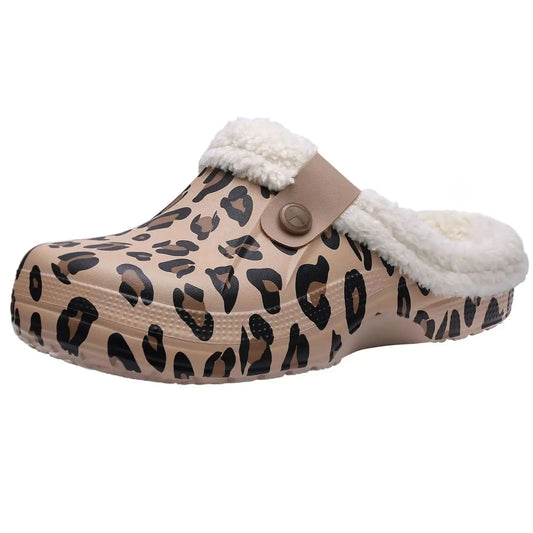 Casual  Garden Shoes Warm Fluffy Men Slippers Jungle Line