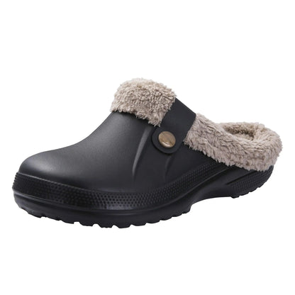 Casual  Garden Shoes Warm Fluffy Men Slippers Jungle Line