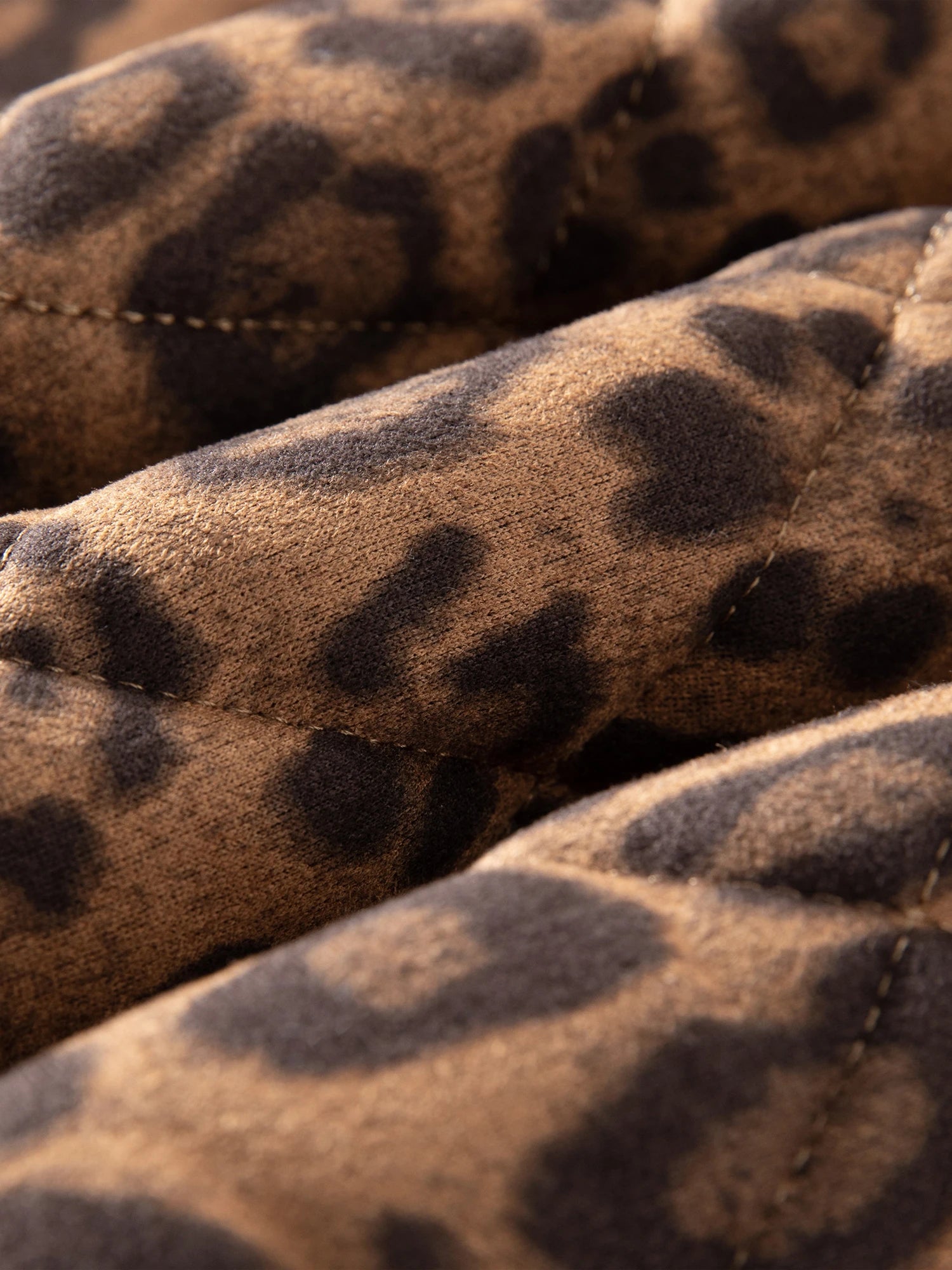 Blouson femme Jungle Line FSLE Premium, veste en leopard rétro, style décontracté, confection lourde, vêtement d'extérieur chaud.