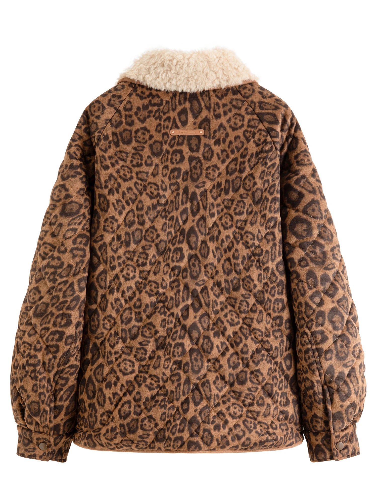 Veste femme Jungle Line FSLE premium, manteau léopard rétro, style décontracté chaud, confection lourde, vêtement d'extérieur.