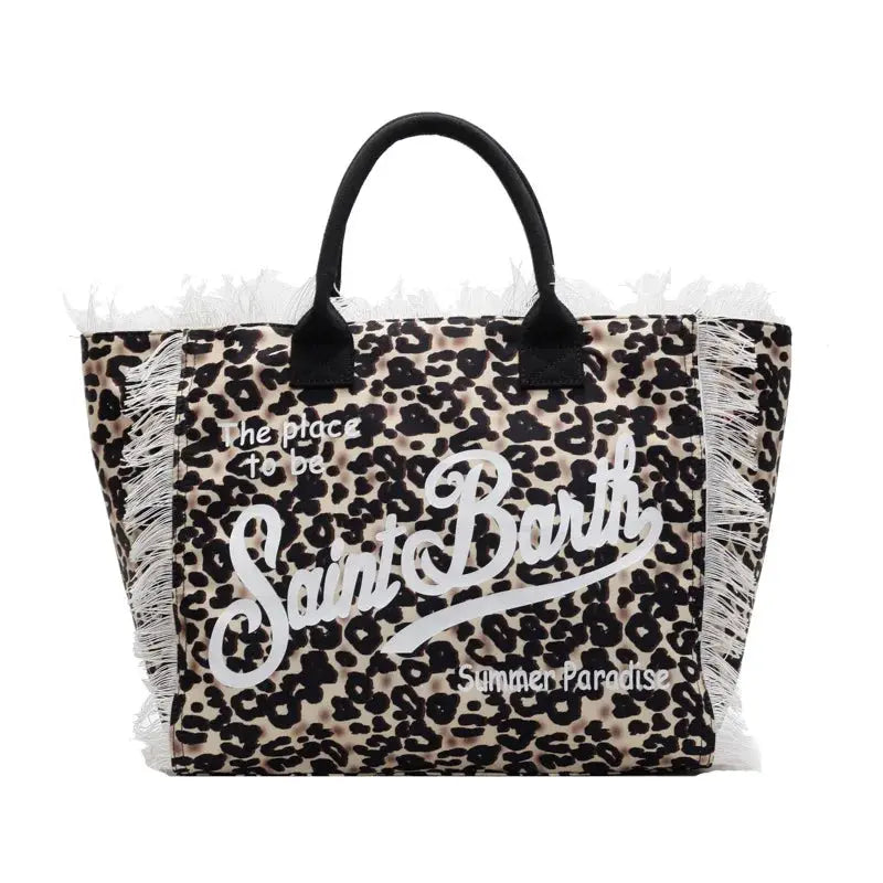Fashion tote bag 2025 new women's bag personalized - Jungle Line