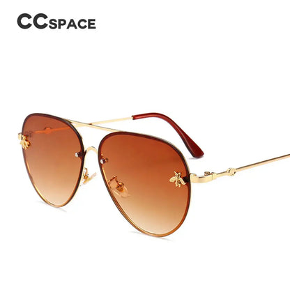 Luxury Bee Pilot Sunglasses Women Fashion Shades - Jungle Line