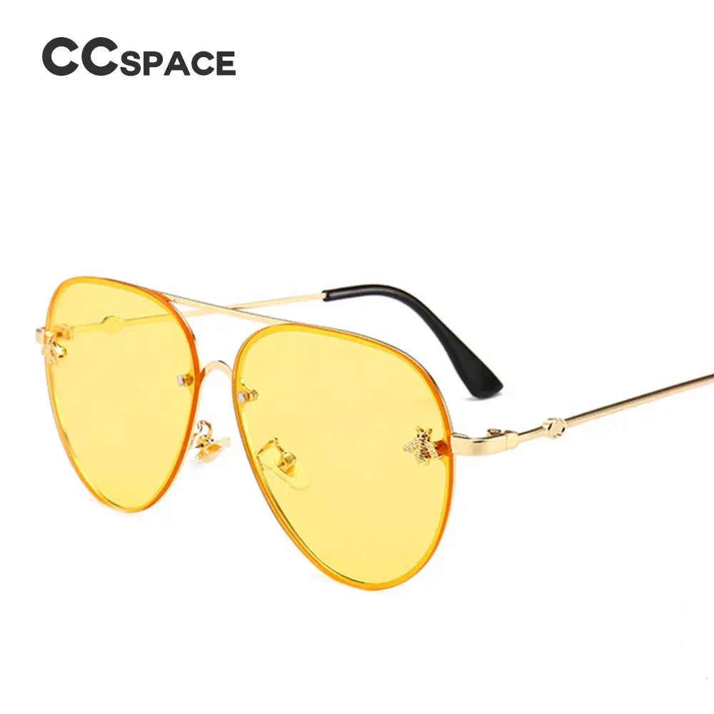 Luxury Bee Pilot Sunglasses Women Fashion Shades - Jungle Line