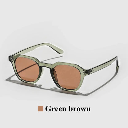 Ruiao Luxury round light Sunglasses Designer Sun Shades - Jungle Line