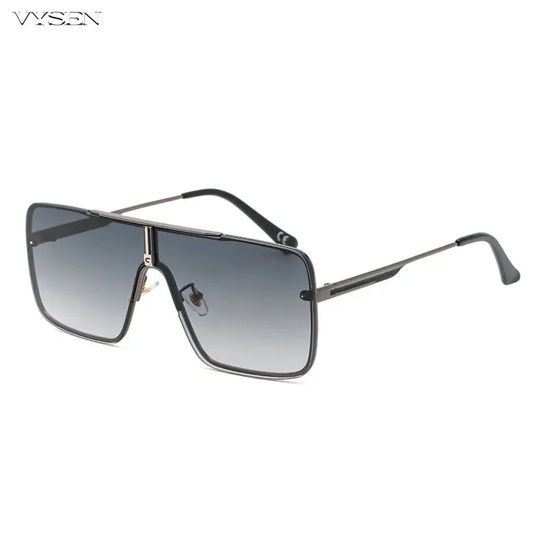 Fashion Oversized Square Sunglasses For Men Big Frame - Jungle Line