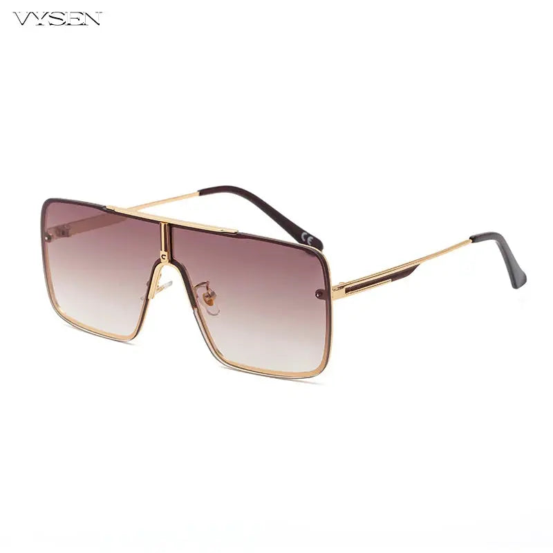 Fashion Oversized Square Sunglasses For Men Big Frame - Jungle Line