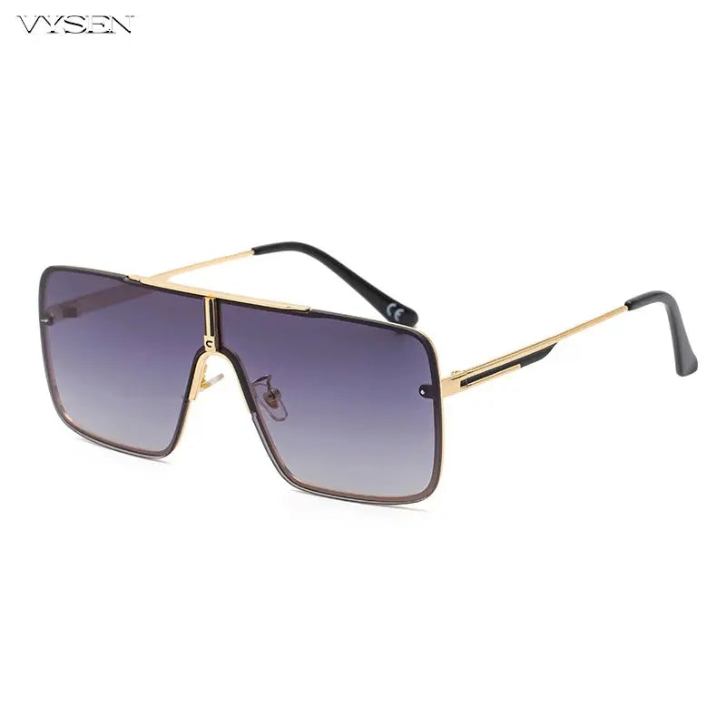Fashion Oversized Square Sunglasses For Men Big Frame - Jungle Line