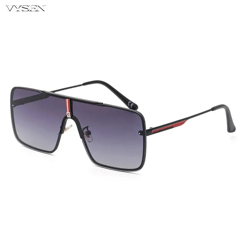 Fashion Oversized Square Sunglasses For Men Big Frame - Jungle Line
