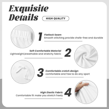 Leopard Women's High Waist Workout Shorts for Sports Athletic Running Hiking Biker Yoga Gym Shorts - Jungle Line