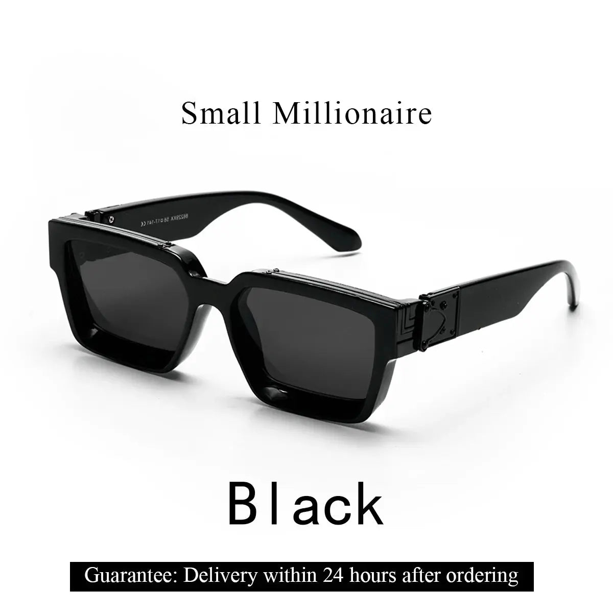 Ruiao Retro Black Millionaire Shades Luxury Sunglasses 2025 For Men Designer Famous Brand Square Sun Glasses Man Women Sunglass - Jungle Line