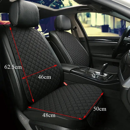Jungle Line universal linen car seat cover protector for front and rear seats, durable and easy to install.