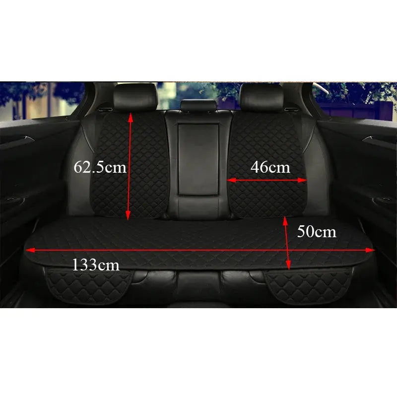 Jungle Line universal car seat cover protector in linen, fits front and rear seats, protects and enhances vehicle interior.