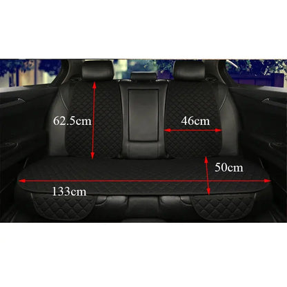 Jungle Line universal car seat cover protector in linen, fits front and rear seats, protects and enhances vehicle interior.