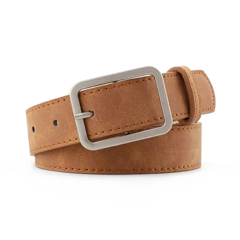 Leopard Print Pu Belt Unisex Fashion Personality Simple Jungle Line