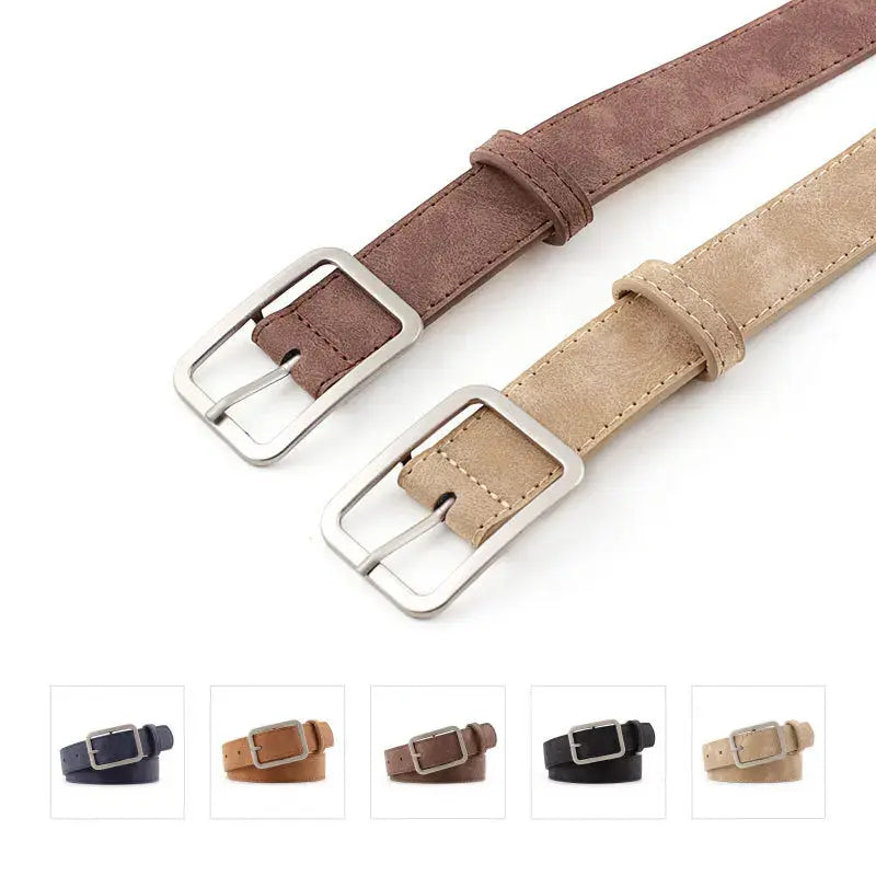 Leopard Print Pu Belt Unisex Fashion Personality Simple Jungle Line