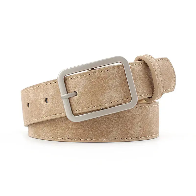 Leopard Print Pu Belt Unisex Fashion Personality Simple Jungle Line