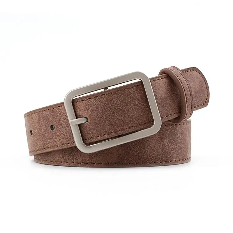 Leopard Print Pu Belt Unisex Fashion Personality Simple Jungle Line
