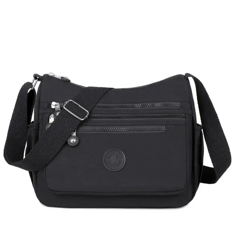 Dark blue Jungle Line women's messenger shoulder bag with large capacity, stylish and functional for everyday use.