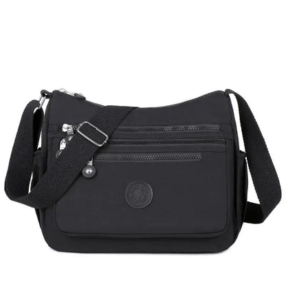 Dark blue Jungle Line women's messenger shoulder bag with large capacity, stylish and functional for everyday use.